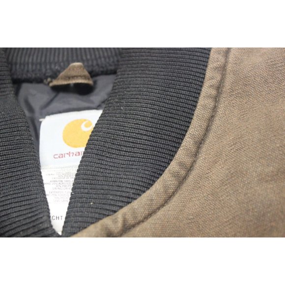 Carhartt men's 90s vintage VO2 CHT faded brown quilt lined vest USA made 3XL - Picture 10 of 12